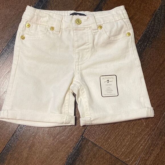 NWT kids 7 for all mankind pink romper and white shorts size 18 months lot of tw - Picture 9 of 16